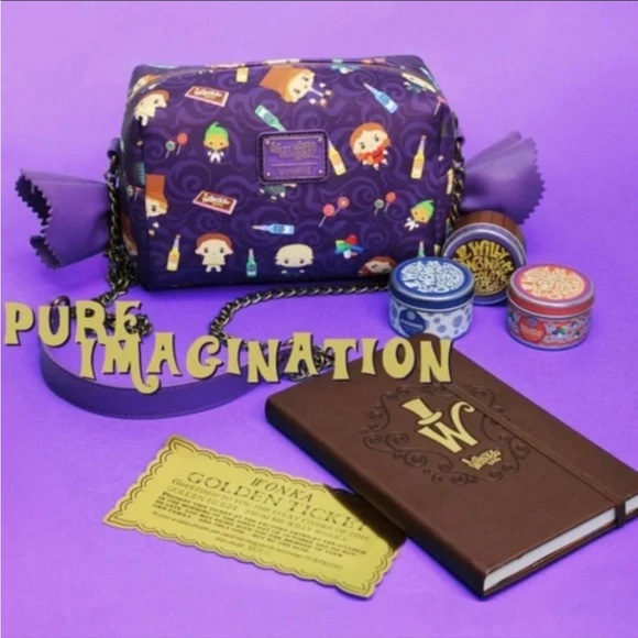 Loungefly Bags Willy Wonka Chibi Crossbody Gift Set X Loungefly